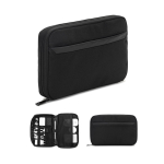 Organizer tas voor gadgets, gemaakt van gerecycled polyester diverse kleuren