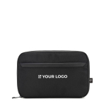 Organizer tas voor gadgets, gemaakt van gerecycled polyester met afdrukgebied