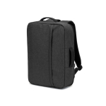 Compacte rugzak van gerecycled polyester met laptopvak 15,6” kleur donkergrijs