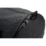 Sporttas van gerecycled polyester 600D met apart zijvak voor schoenen kleur zwart negende weergave