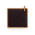 Pannenlap van katoenen canvas met ophanghaak, 275 g/m² kleur zwart tweede weergave
