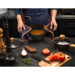 Pannenlap van katoenen canvas met ophanghaak, 275 g/m² luxe weergave