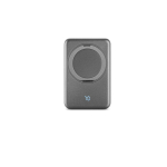 Magnetische powerbank van gerecycled ABS met 15W snelladen, 5000 mAh kleur donkergrijs tweede weergave