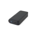 Eco powerbank met ultrasnelle laadfunctie en LED-indicator, 20.000 mAh kleur zwart
