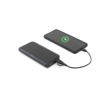 Eco powerbank met 15W snelladen in premium design, 10.000 mAh kleur zwart achtste weergave