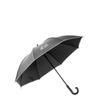 Gerecyclede paraplu 68 cm van polyester met reflecterende details Ø120 met afdrukgebied