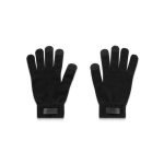 Handschoenen van gerecycled polyester rPET met touchscreen vingers kleur zwart eerste weergave