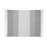 Plaid van gerecycled polyester met zachte mohair-touch, 300 g/m² kleur grijs tweede weergave
