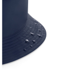 Bucket hat van gerecycled polyester rPET, waterafstotend kleur marineblauw vijfde weergave