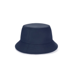 Bucket hat van gerecycled polyester rPET, waterafstotend kleur marineblauw