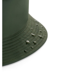 Bucket hat van gerecycled polyester rPET, waterafstotend kleur donkergroen vijfde weergave