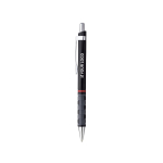 Plastic balpen met blauwe inkt en rubberen antislip grip kleur zwart met jouw bedrukking