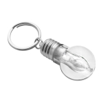 Sleutelhangerlampje in de vorm van een gloeilamp met wit licht tweede weergave