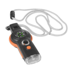 Complete survivalset met 6 verschillende functies kleur oranje achtste weergave