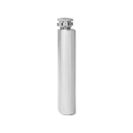 RVS personaliseerbare heupfles met schroefdop 100ml kleur zilver vijfde weergave