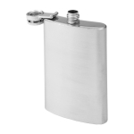 RVS personaliseerbare heupfles met schroefdop 100ml vierde weergave