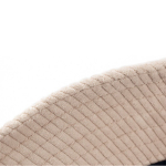 Unisex bobhoed van zachte corduroy om te personaliseren kleur naturel vijfde weergave