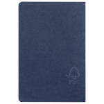 Notitieboeken met crèmekleurige bladen en FSC papier, geruit A5 kleur blauw derde weergave
