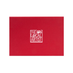 Elegante geschenkdoos van stevig karton met magnetische sluiting kleur rood vierde weergave