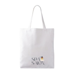Polyester tas met zachte textuur, speciaal voor sublimatie 280 g/m2 kleur wit gedetailleerde weergave 4
