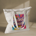 Polyester tas met zachte textuur, speciaal voor sublimatie 280 g/m2 kleur wit gedetailleerde weergave 6