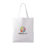 Polyester tas met zachte textuur, speciaal voor sublimatie 280 g/m2 kleur wit gedetailleerde weergave 2
