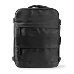 Mochila voor laptop 15'' van polyester, ideaal voor reizen kleur zwart eerste weergave