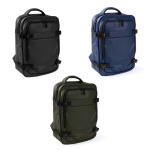 Laptoprugzak van polyester, ideaal voor reizen 16'' kleur zwart vierde weergave