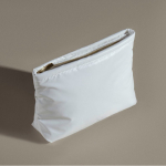 Rechthoekige toilettas van zachte gewatteerde polyester 120 g/m2 kleur wit vijfde weergave