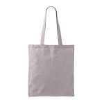Tote bag van katoen en polyester met lange hengsels 120 g/m2 kleur grijs eerste weergave