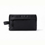 Toilettas van kunstleer met handvat aan de zijkant 500 g/m2