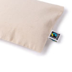 Fairtrade katoen toilettas met bijpassend koord 220 g/m2 kleur naturel vierde weergave