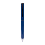 Elegante draaisysteem balpen met blauwe inkt kleur blauw tweede weergave