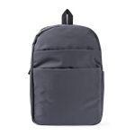 Lichte nylon laptoprugzak met antidiefstalzakje 16'' kleur grijs eerste weergave