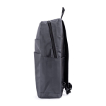 Lichte nylon laptoprugzak met antidiefstalzakje 16'' kleur grijs vierde weergave