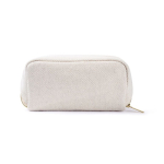 Toilettas met één vak van zacht polyester 450 g/m2 kleur naturel vijfde weergave