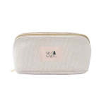 Toilettas met één vak van zacht polyester 450 g/m2 kleur naturel gedetailleerde weergave 3