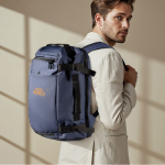 Laptoprugzak 15'' van polyester, geschikt voor trolley kleur blauw zesde weergave