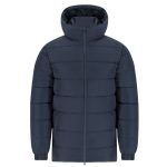 Gewatteerde parka van polyester, wind- en waterbestendig kleur marineblauw  negende weergave