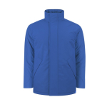 Gewatteerde parka van RPET, wind- en waterbestendig kleur blauw  negende weergave
