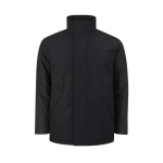 Kinderparka van RPET, wind- en waterbestendig kleur zwart  negende weergave