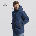 Gewatteerde parka, wind- en waterbestendig