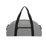 Sporttas van kunstleer met dubbele draagriem kleur grijs  negende weergave