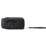 Draagbare zonne-energie radio met zaklamp en nood-powerbank