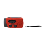 Draagbare zonne-energie radio met zaklamp en nood-powerbank