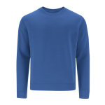 Unisex sweatshirt van katoen en polyester 280 g/m² kleur blauw  negende weergave