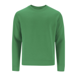 Unisex sweatshirt van katoen en polyester 280 g/m² kleur groen  negende weergave