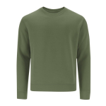 Unisex sweatshirt van katoen en polyester 280 g/m² kleur groene fles  negende weergave
