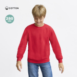 Unisex kindertrui van katoen en polyester 280 g/m²