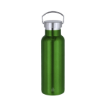 RVS thermosfles met draaglus 500 ml kleur groen  negende weergave